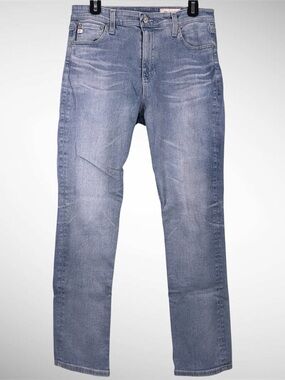 Women’s AG Mari High Rise Slim Straight Light Wash Jeans Size 31
